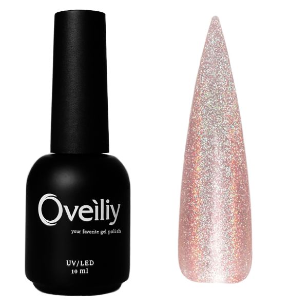 Oveiliy, gel polish Liquid rub D08, 10ml